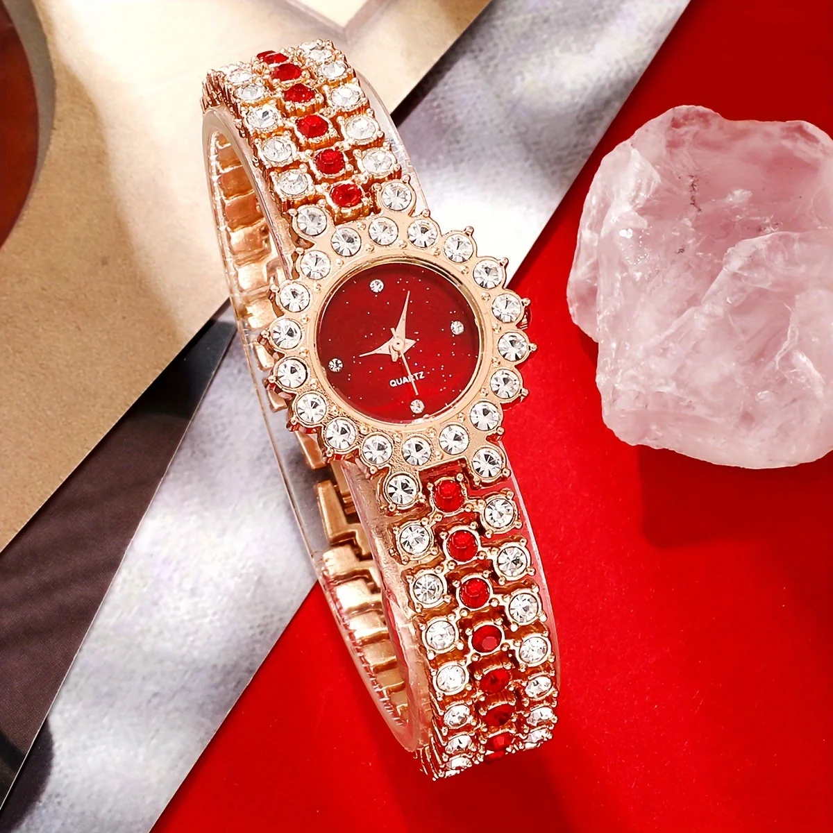 Luxury Watch Gift For Her - Jam Tangan Wanita 2 Buah/Set Jam
