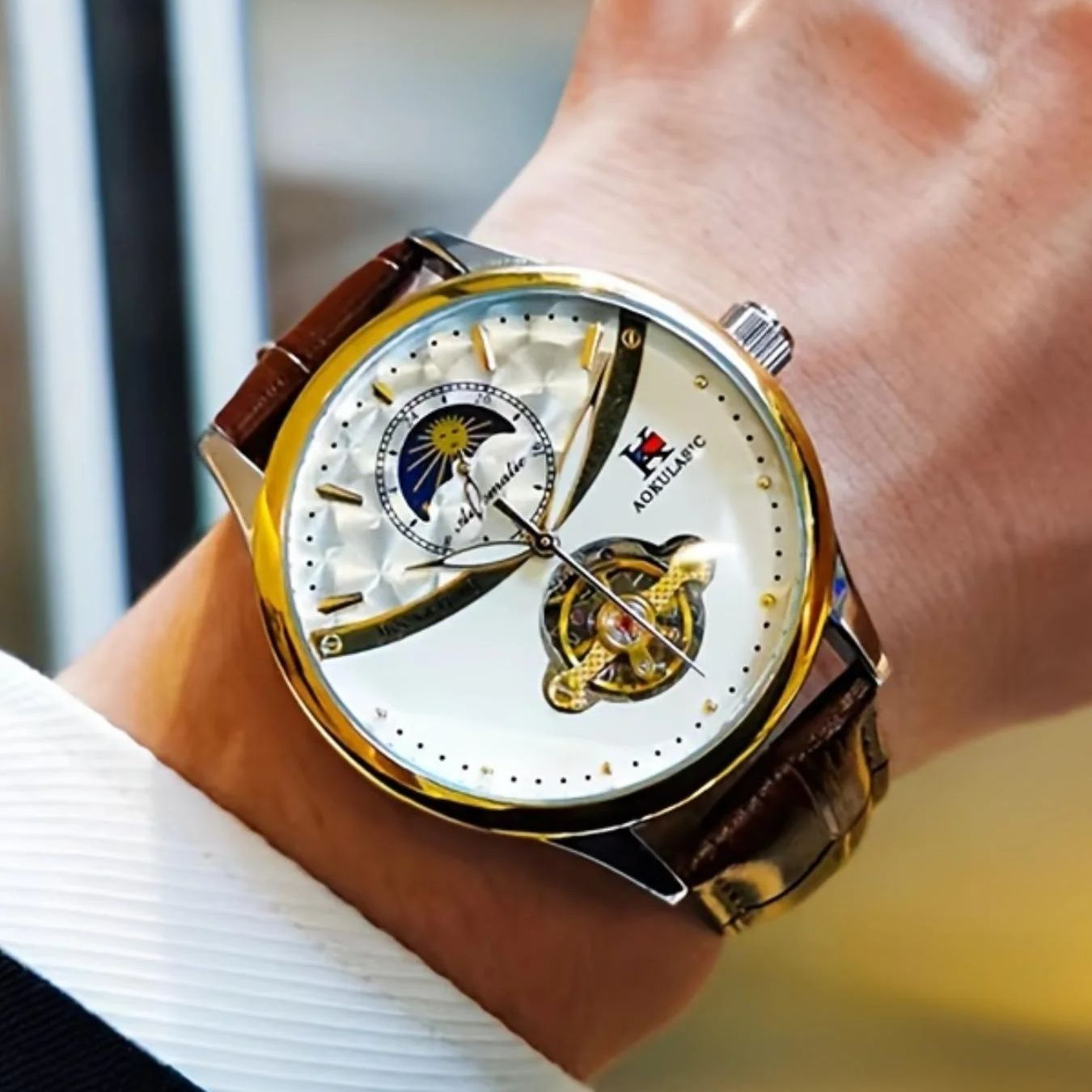 Luxury Watch It - Jam Tangan Mekanik Otomatis Pria Mewah