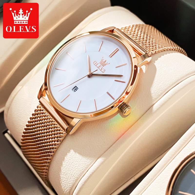 Luxury Watch Travel Case - OLEVS Jam Tangan untuk Wanita Jam