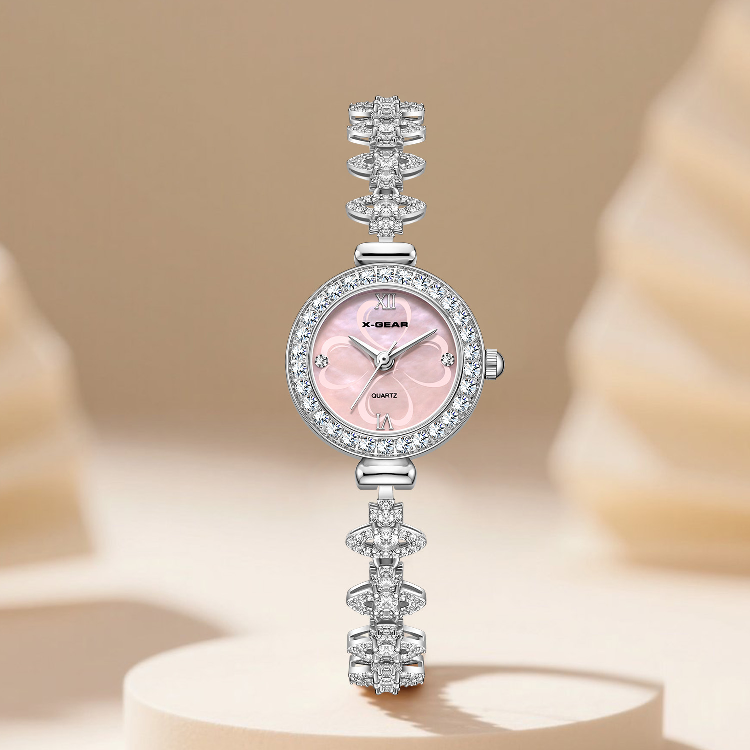 Luxury X I Watch - X-GEAR Jam Tangan Wanita Berhias Batu