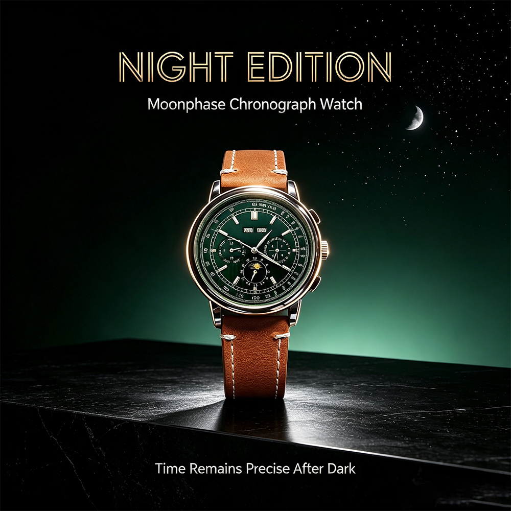 Automatic Pilot Watch - Jam Tangan Otomatis Men ST1655 Movement