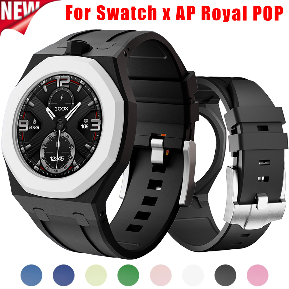 Luxury X I Watch - Tali Karet Casing PC untuk Jam