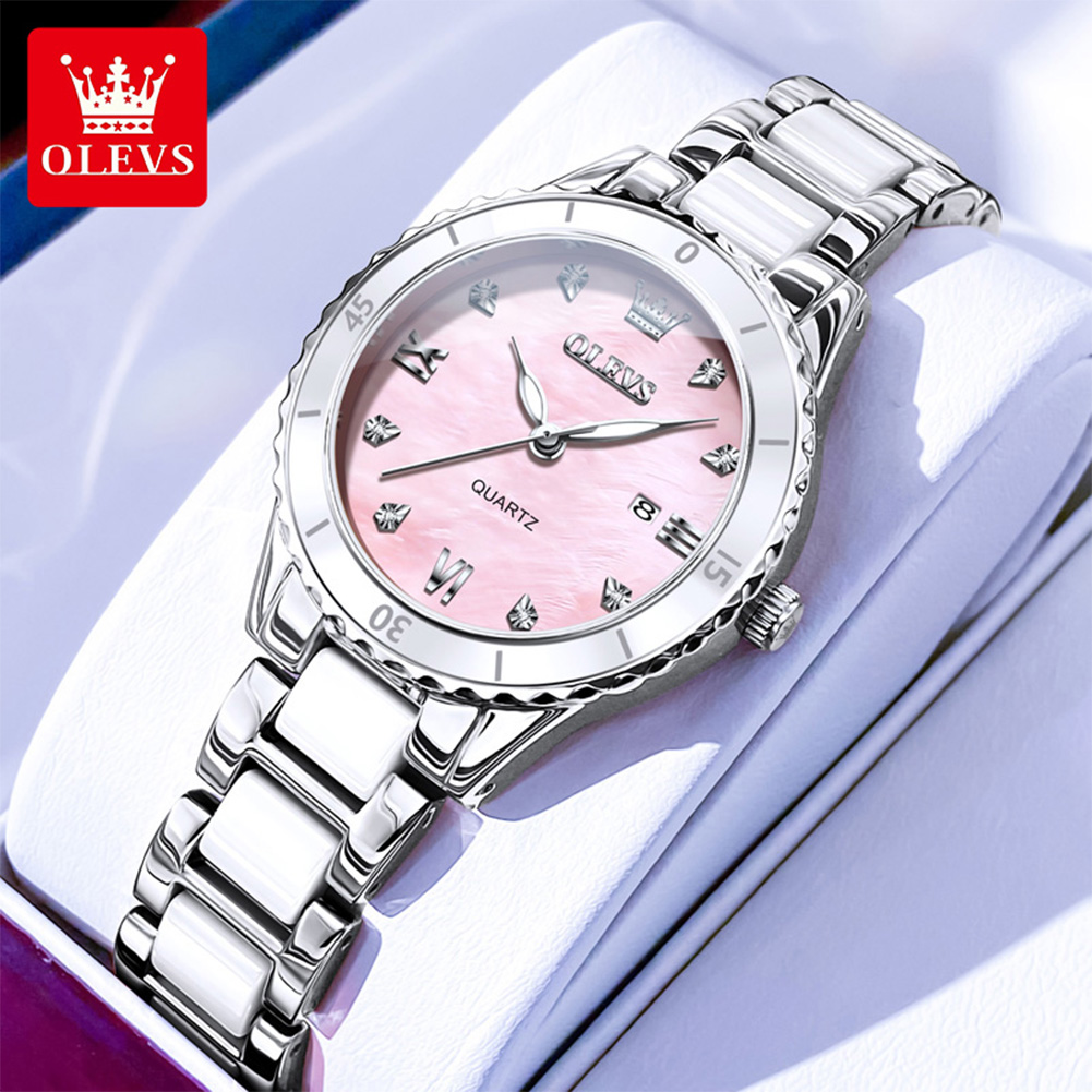Luxury Watch Gift For Her - Jam Tangan Wanita OLEVS 9985 Mewah