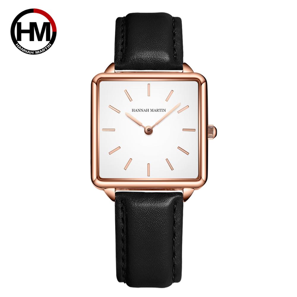 Luxury Watch Index - Tali Kulit Asli Gerakan Kuarsa Jepang
