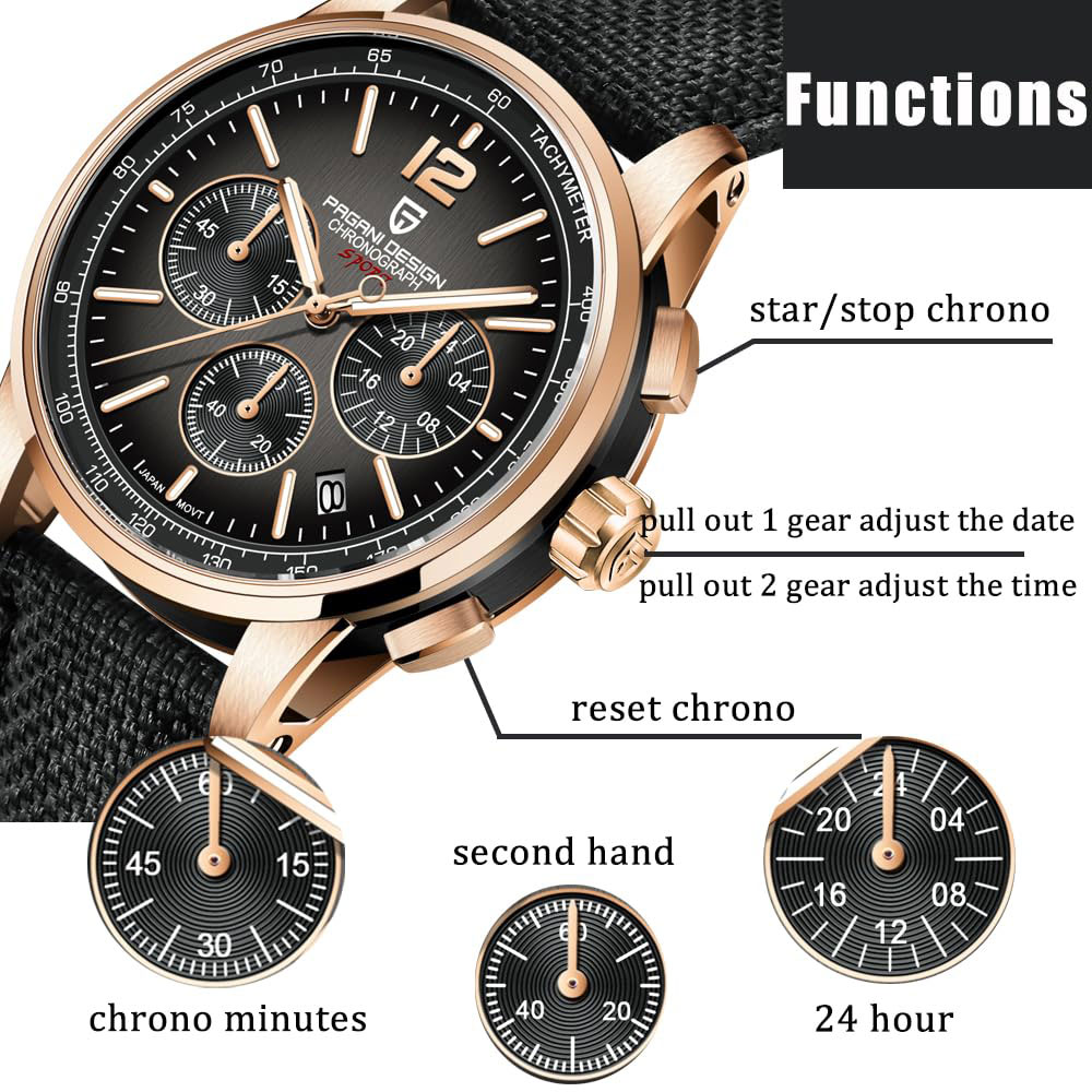Luxury Watch Uk - PAGANI DESIGN Jam Tangan Pria Baru