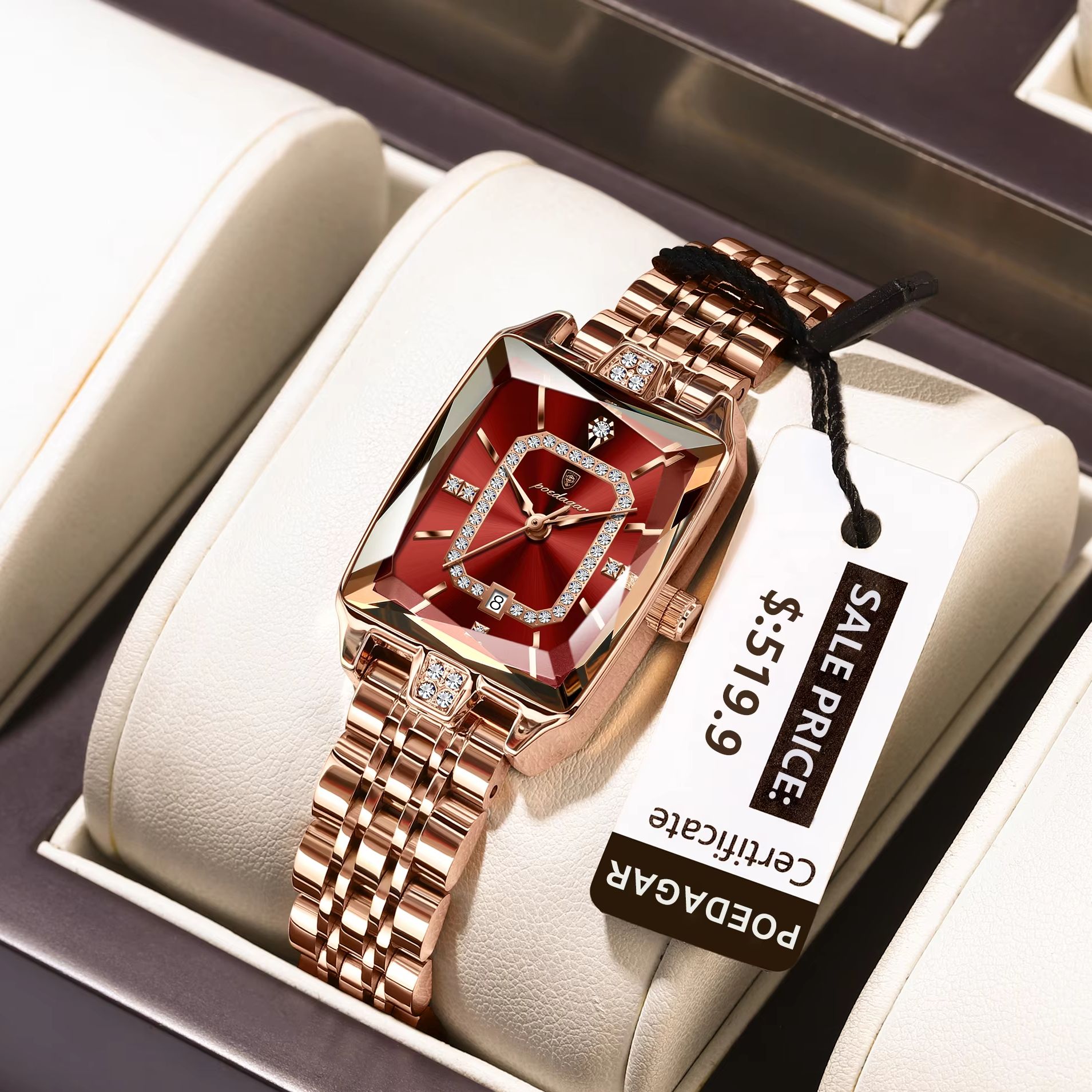Luxury Watch Girl - POEDAGAR Jam Tangan Wanita Elegan Modis