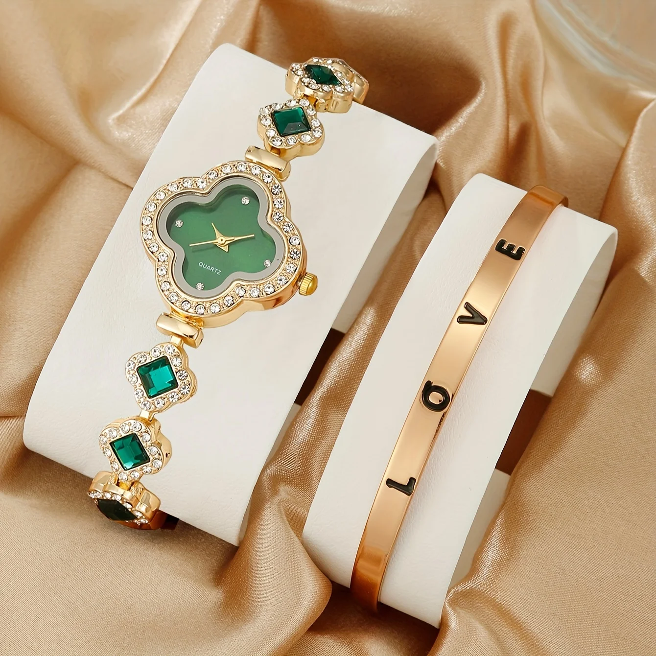 Luxury Watch Gift For Her - Jam tangan wanita berlian imitasi, 2