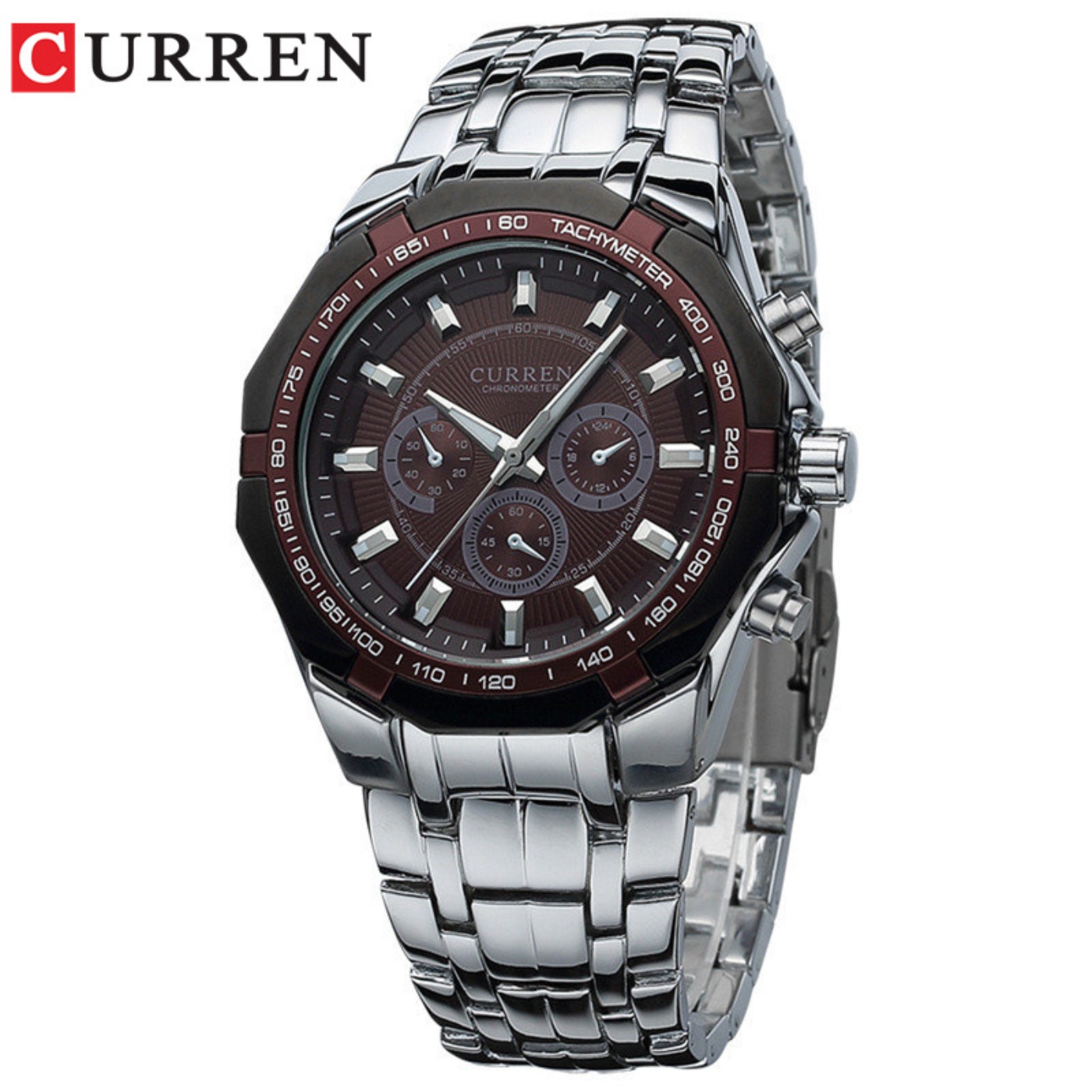 CURREN Jam Tangan Pria Olahrag - Luxury Watch Uk ulasan dan harga
