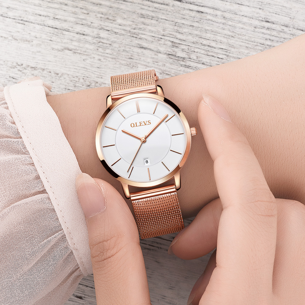 OLEVS Jam Tangan untuk Wanita  - Luxury Watch Travel Case ulasan dan harga