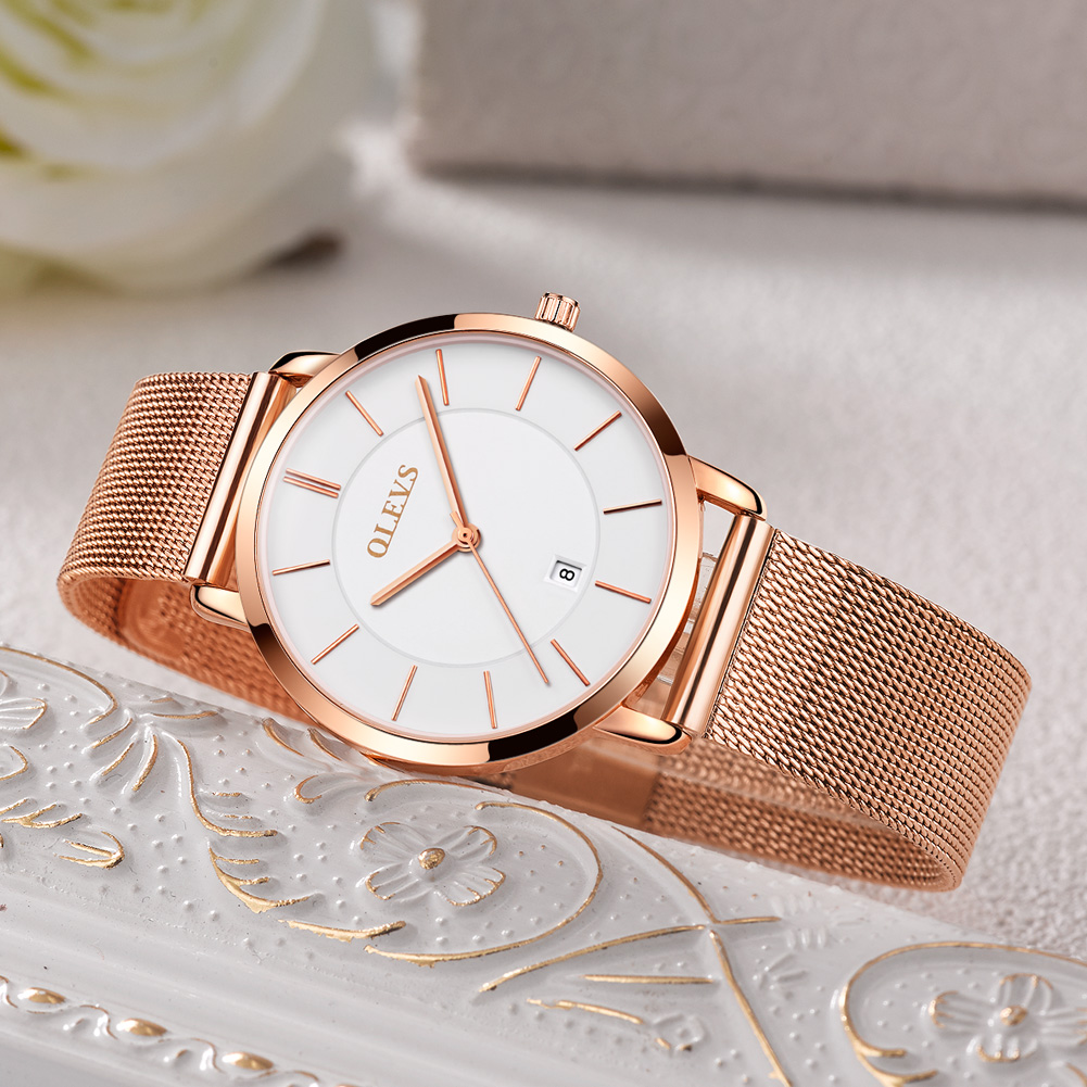 OLEVS Jam Tangan untuk Wanita  - Luxury Watch Travel Case ulasan dan harga