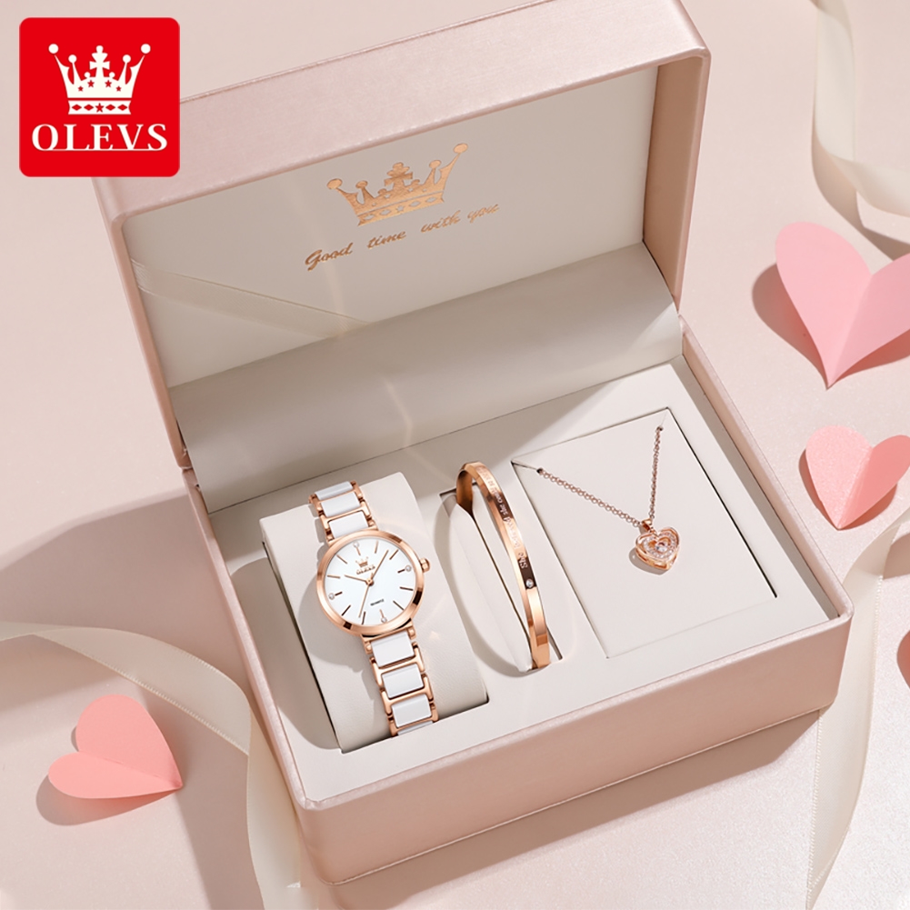 Jam Tangan Wanita OLEVS 5877 M - Luxury Watch Quality ulasan dan harga