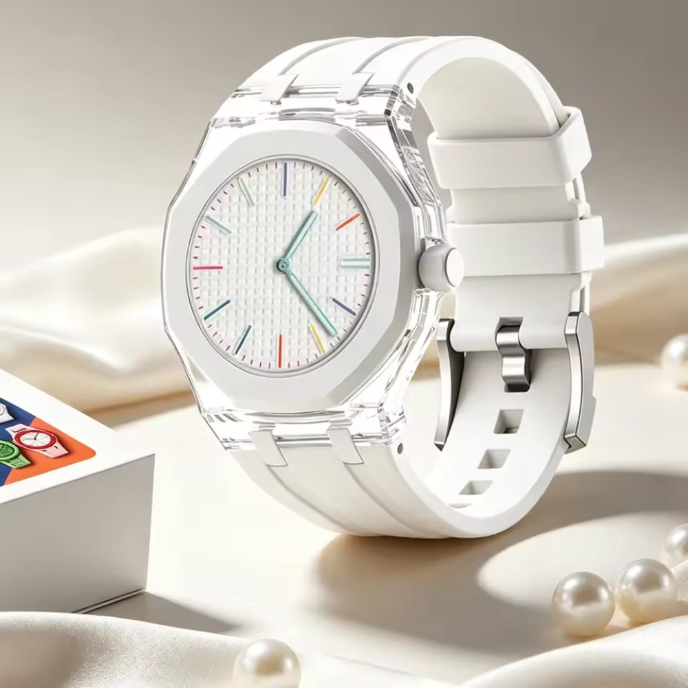 Casing Transparan + Tali Silik - Luxury X I Watch ulasan dan harga
