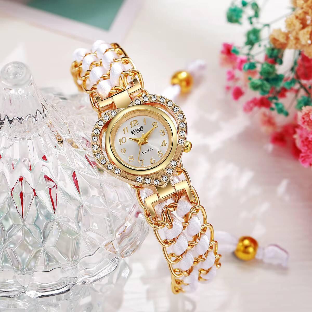 Jam Tangan Wanita Dial Hati Be - Open Heart Watch ulasan dan harga