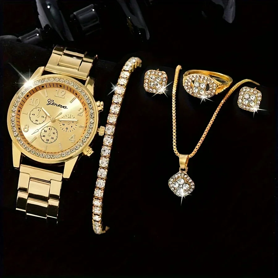 Jam Tangan Kuarsa Berhias Rhin - Luxury Watch Gift For Her ulasan dan harga