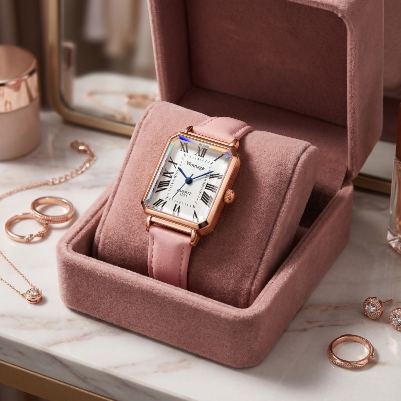Jam Tangan Kuarsa Persegi Panj - Luxury Watch Index ulasan dan harga