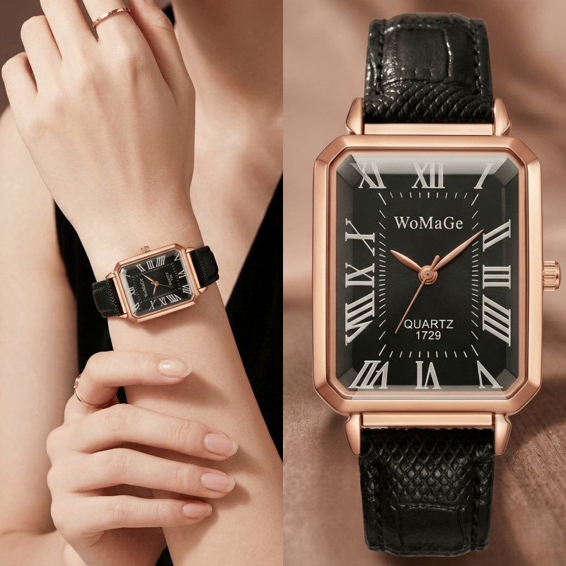 Jam Tangan Kuarsa Persegi Panj - Luxury Watch Index ulasan dan harga
