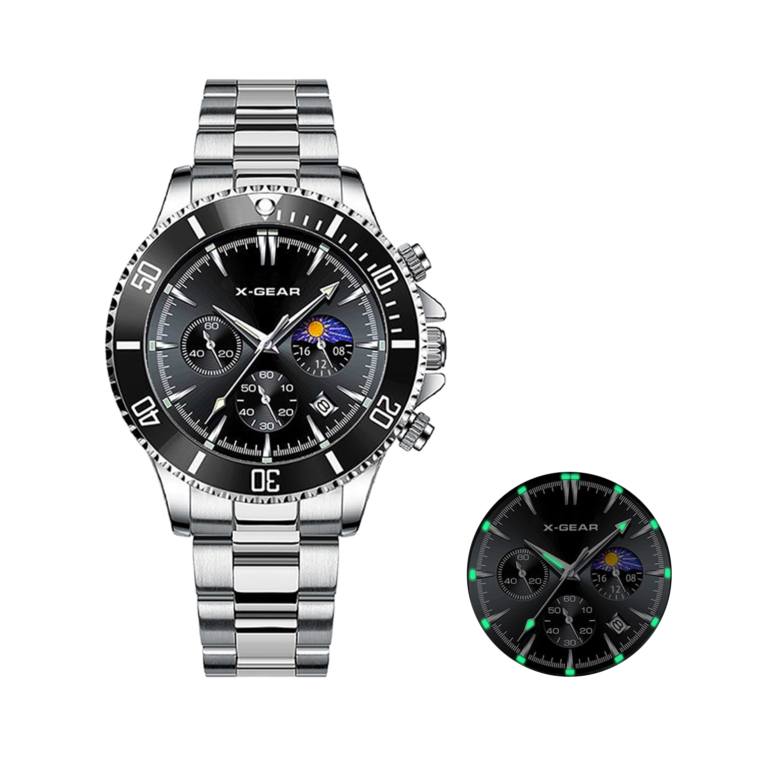 X-GEAR Jam Tangan Kuarsa Pria  - Luxury X I Watch ulasan dan harga