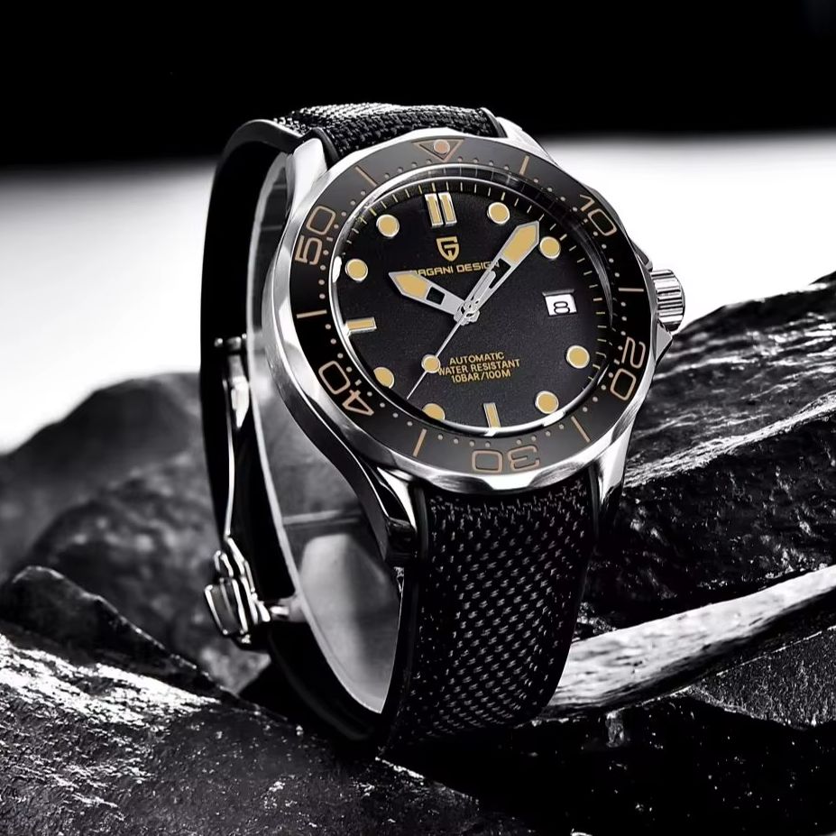Jam Tangan Mekanis Pria PAGANI - Diver Watch 300M ulasan dan harga