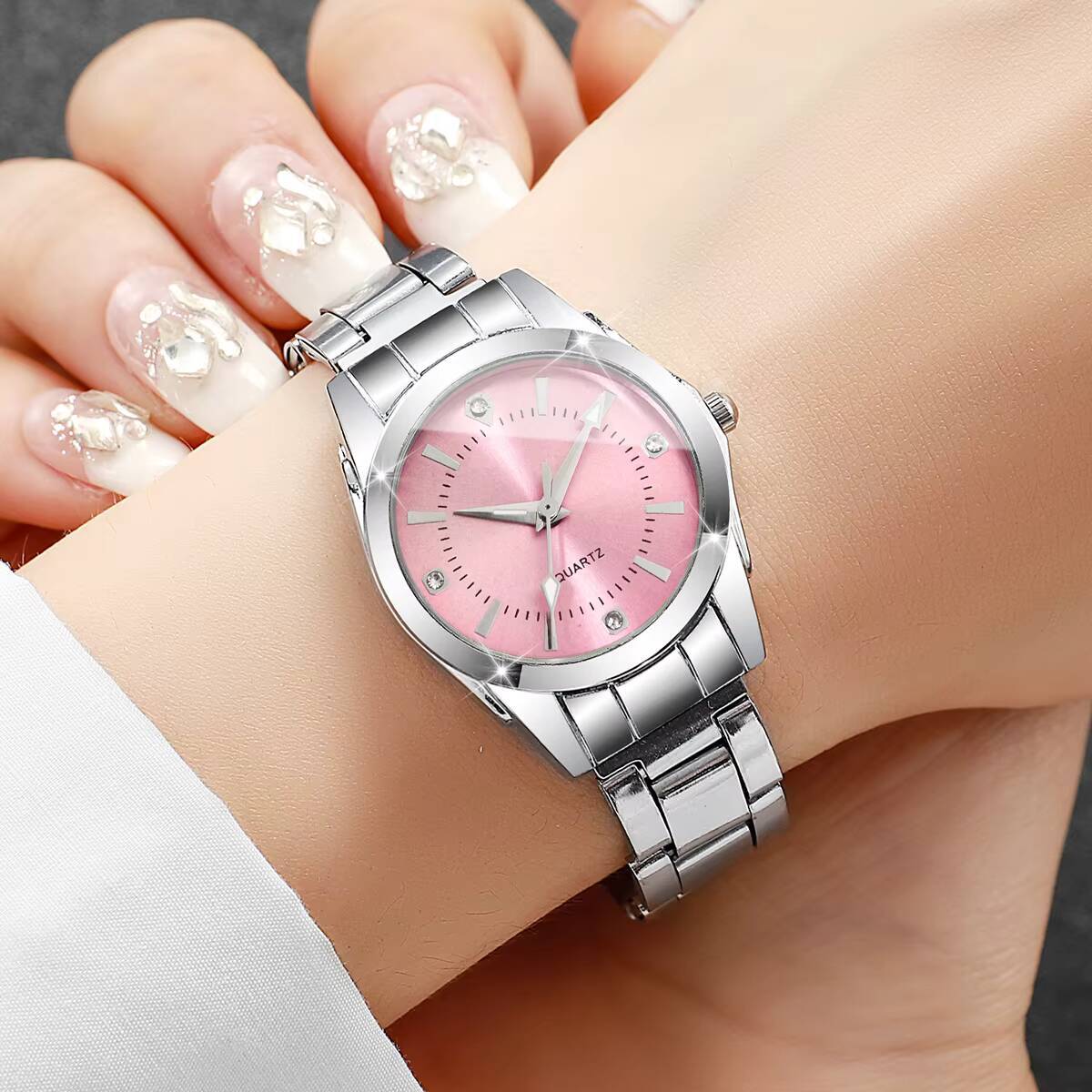 Jam Tangan Wanita Berlian Imit - Luxury Watch Travel Case ulasan dan harga
