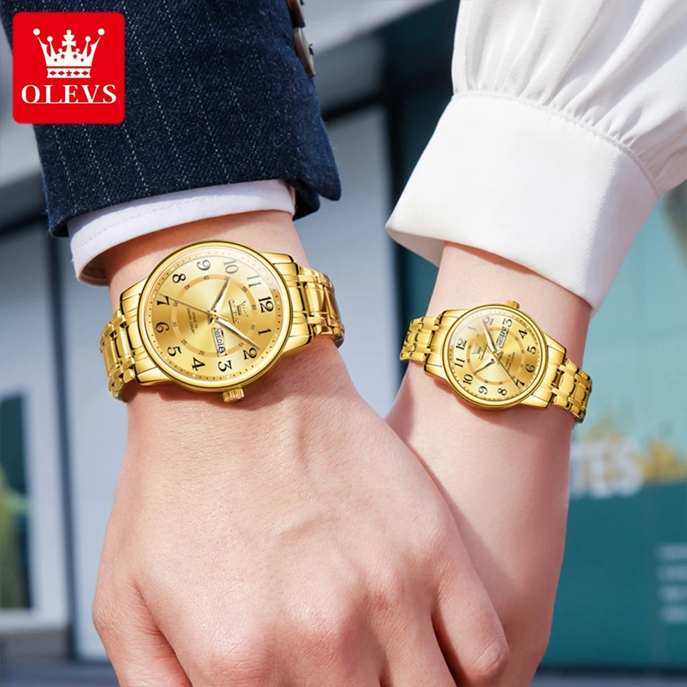 Jam Tangan Pasangan OLEVS 2891 - Luxury Watch Gift For Her ulasan dan harga