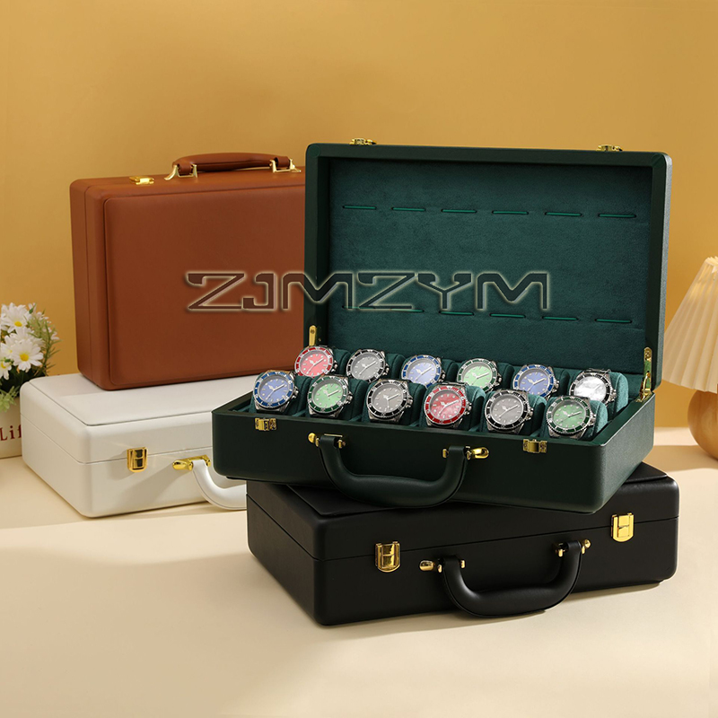 Kotak Jam Tangan 12 Slot, Kota - Luxury Watch Travel Case ulasan dan harga